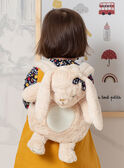Beige Kaninchen Rucksack BAERIKA / 21H4BF51BESA011