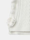 Off white CARDIGAN WHITHOUT SLEEVES NAEVA / 25H1BFL1CSM001