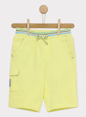 Gelbe Bermuda-Shorts RUAGOLAGE / 19E3PGP2BERA007