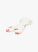 Strumpfhose ecru jacquard mouse FADIANA / 23E4BFB1COL001