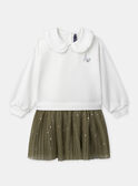 Off white DRESS NUFOILETTE / 25H2PFQ1ROB009