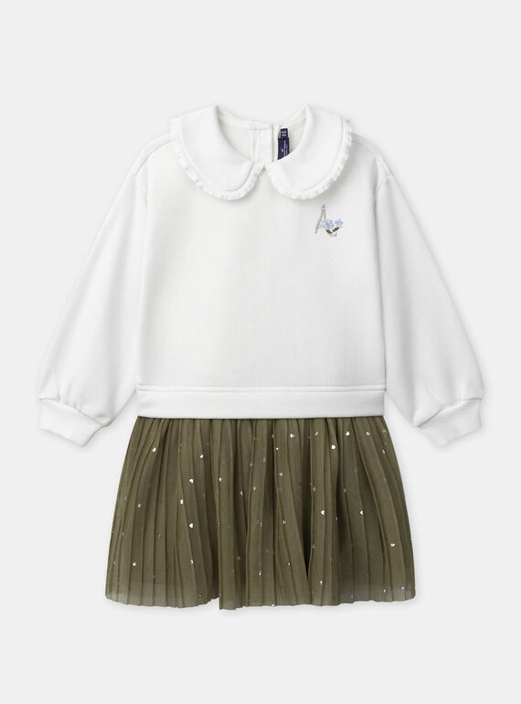 Off white DRESS NUFOILETTE / 25H2PFQ1ROB009