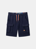 Shorts aus Fleece in Marineblau KLONOAGE / 24E3PGS2BERC234