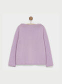 Violette Strickjacke ROLIJAETTE / 19E2PFD1CAR328