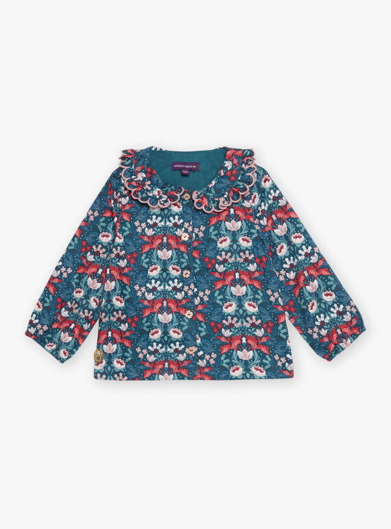Twill-Bluse mit Blumenprint DATAHINA / 22H1BFZ1CHEG633