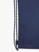 Blau-weiß gestreifter Rucksack FRYSACAGE / 23E4PGL1BES070