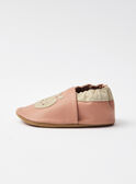 Rosa Babyschuhe aus weichem Leder NAGAIA / 25F10BF31CHC312