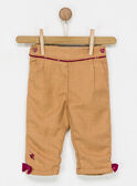 Light brown pants PANGELA / 18H1BFK2PAN804