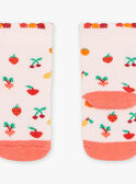 Ringelsocken rosa mit Früchten FADENISE / 23E4BFB1SOQ318