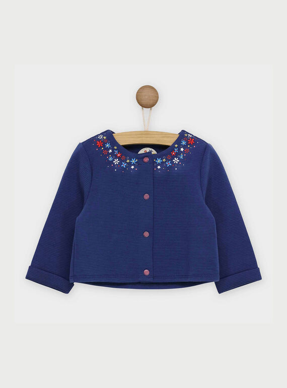 Marineblaue Strickjacke RAMAUD / 19E1BFE2CAR070