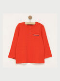 Rotes langärmeliges T-Shirt RASICAGE2 / 19E3PGB2TML330