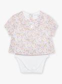 Lila Body, Bloomer und Stirnband mit Blumenmuster FORINE / 23E0CFT2ENSH700