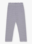Blaues Pyjama-Set aus Jersey mit Streifenmuster KUICHAGE / 24E5PG54PYJC244