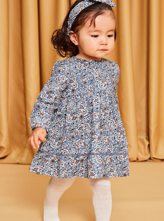 Kleid mit Blumenmuster aus Twill DARENATA / 22H1BFY2ROBC206