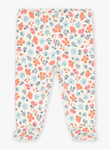 Rosa Pyjama-Set aus gemustertem Molton KECHARLIE / 24E5BF51PYJ308