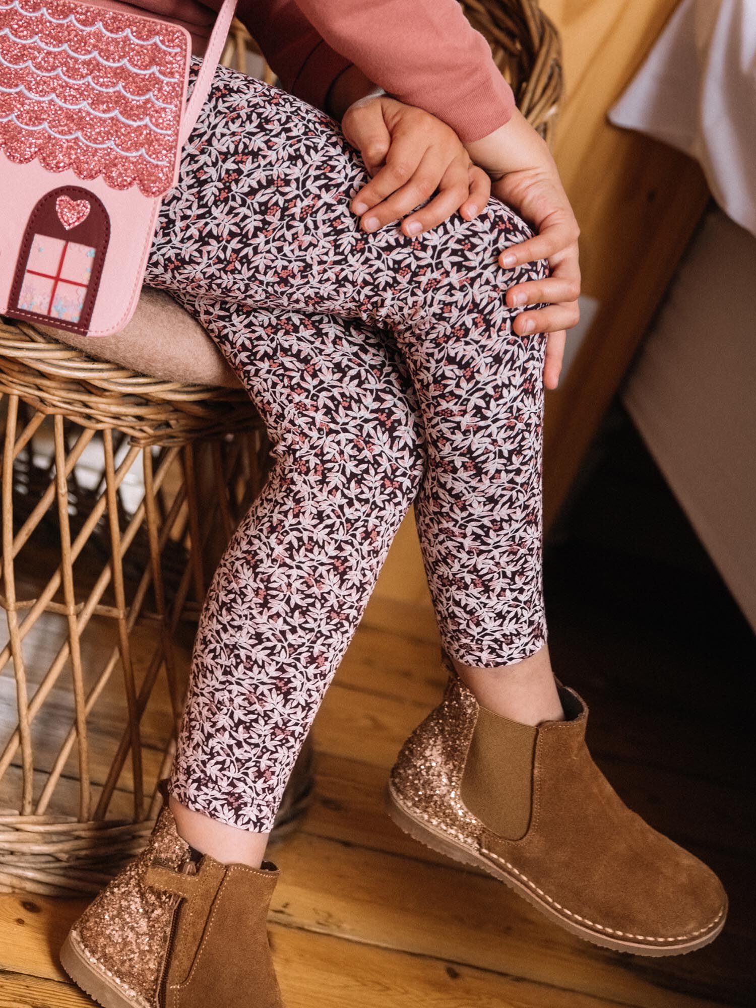 Leggings mit Blumenmuster M dchen Sergent Major