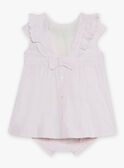 Baby Mädchen formelles Kleid und Blümchen CAJUSTINE / 22E1BFH1ROB301