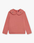 Rosa Sweatshirt mit Claudine-Kragen DUDOINETTE / 22H2PFR1SWED332