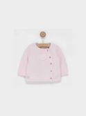 Pale rose Cardigan PASTILLE / 18H0NF12CAR301