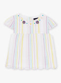 Bluse in Ecru mit Streifenprint LARAYETTE / 24H2PFI1CHE001