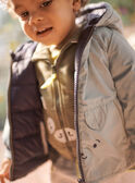 Wassergrüne Wendejacke für Baby Jungen CIENZO / 22E1BGG1DML614