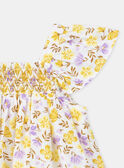 Gesmoktes Kleid mit Blumenmuster KALIVE / 24E1BFD2ROB001