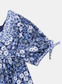Marineblaues und weißes Kleid mit Blumenmuster LEROBETTE / 24H2PFJ1ROB070