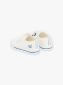 Weiße Sneakers mit Flugzeugstickerei FEBASKAGE / 23N10PG21D16000