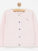 Pale rose Cardigan NUAPETTE / 18E2PFQ1CAR301