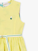 Wendbares Kleid in Gelb aus Baumwollsatin LAPAKRETTE / 24H2PFI1ROBH705