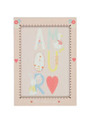 Rosa Poster „Liebe“ ROAMOURAFF / 19EZNAX1AFF301