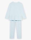Blauer Pyjama mit Einhornmuster DOULIETTE / 22H5PF23PYJ222