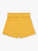 Senfgelbe Shorts aus Baumwolle und Leinen FOSHOETTE 2 / 23E2PFP2SHOB106