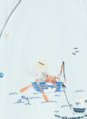 Blue ROMPER VELALINEX / 20H5BG21GREC206