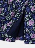 Marineblaues Kleid mit Blumenmuster KAFLORENCE / 24E1BFL2ROB070