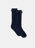 Marineblaue Socken mit Jacquardmuster LACORALIE / 24H4BFJ1SOQ070