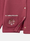 Strawberry rose CARDIGAN NIFLECETTE / 25H2PFL1CAR308