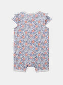 Kurzer Overall mit floralem Print KEGIULIA / 24E5BF64GRE320