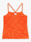 Orangefarbenes Frottee-Top FLYPOGETTE / 23E2PFR1DEB407