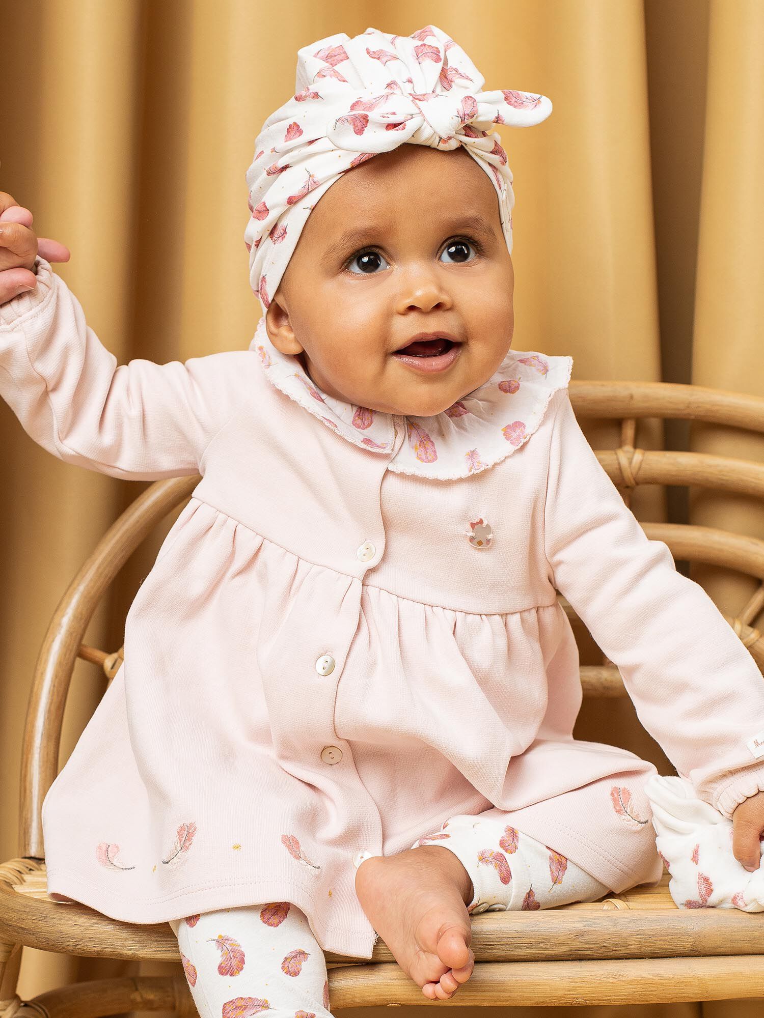 Rose Sweat à capuche blanc avec pois pour bébé fille de 3-24 ans mois 100% coton 