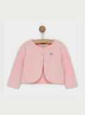 Rosa Strickjacke RAKAVI / 19E1BFF2CAR301