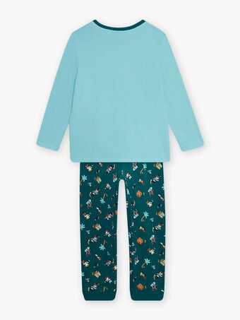 Blaues Pyjama-Set mit Piratenmotiv für Kind Junge CAPIRAGE / 22E5PG45PYJC215