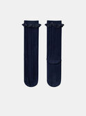 Marineblaue Socken mit Jacquardmuster LACORALIE / 24H4BFJ1SOQ070