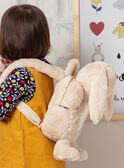 Beige Kaninchen Rucksack BAERIKA / 21H4BF51BESA011