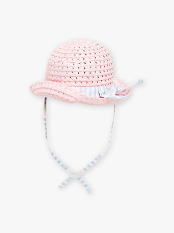 Blassrosa Mütze für Baby Mädchen CANATACHA / 22E4BFK1CHA307