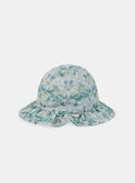 Elfenbeinfarbenes Blumenmuster-Hutmotiv KAULLA / 24E4BFR1CHA005