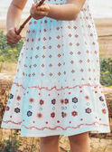Off white SUNBATHING DRESS MRABROETTE / 25E2PFR2RBS001