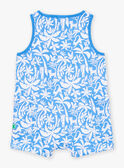 Kurzoverall in Blau mit Palmen- und Sonnenprint LABOBBY / 24H1BGI2CBLC208
