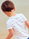 Kind Junge weißes T-shirt COARAGE / 22E3PGN2TMC000