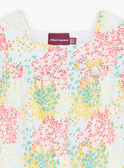 Baby Mädchen Bluse aus Baumwollsatin mit Blumendruck CASABRINA / 22E1BFN1CHE811